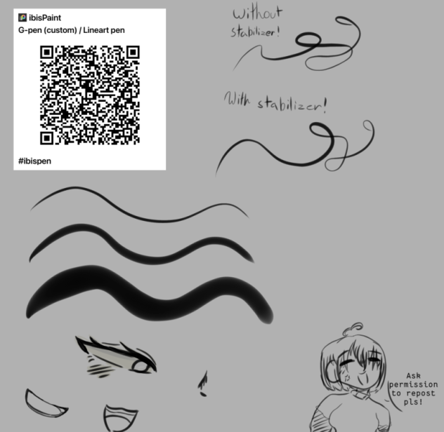 Gpen(customized)Perfect lineart pen 4u ibisPaint