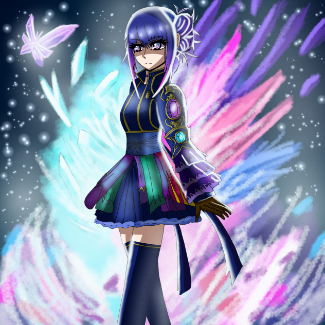 Galaxy Girl Ai Remake 🌌💜