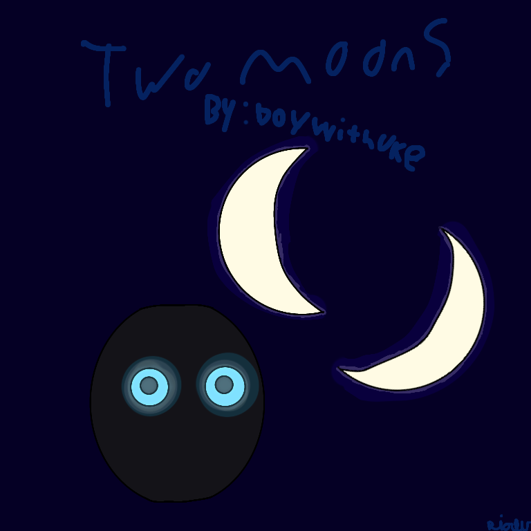 Two Moons art - ibisPaint