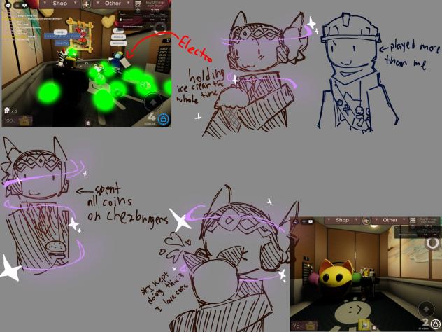 Regretevator doodles