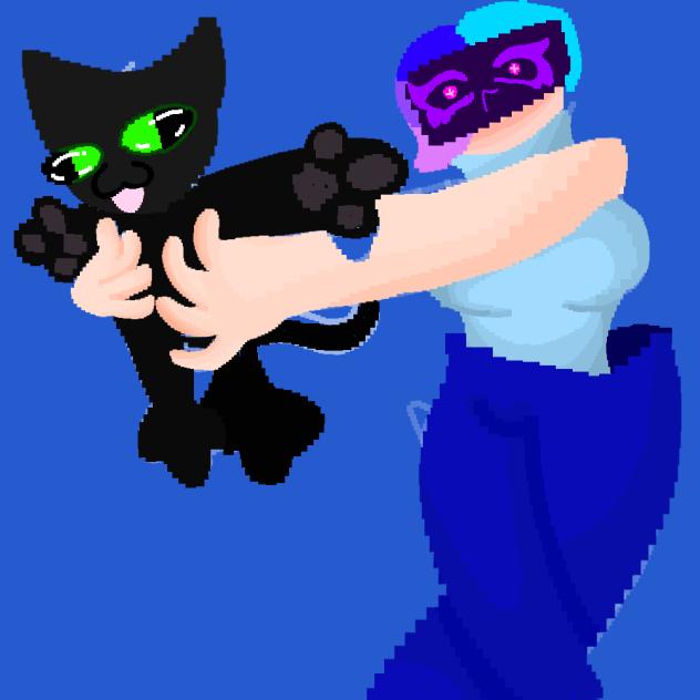 I present..... my kitty cat!!! - ibisPaint