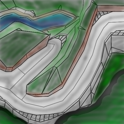 Hilly road - ibisPaint
