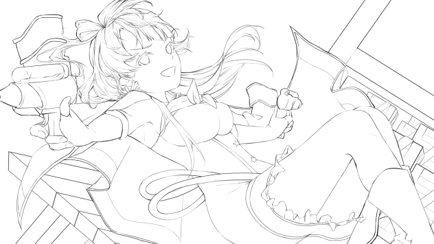 ことりHBD( ･8･ ) 〜2022〜 線画