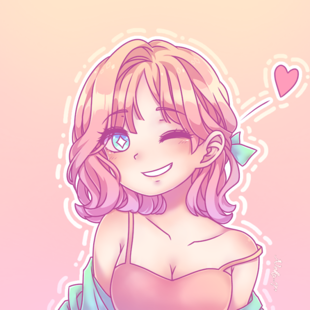 Peach Girl-speedpaint-ibis drawing