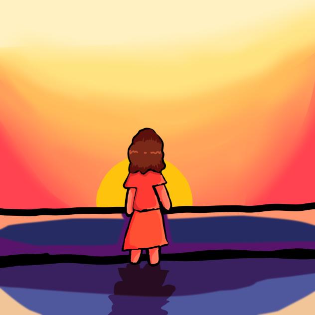 Staring into the sunset