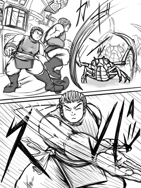 オリジナル漫画 過程2