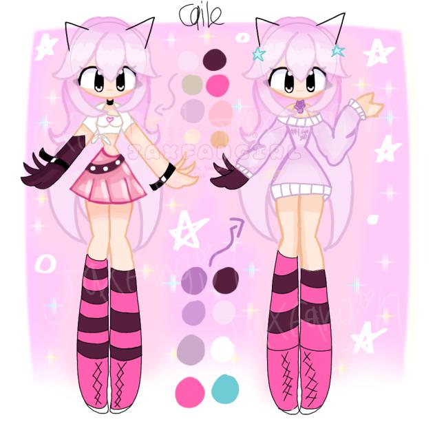 caile character sheet 💗💌🌙