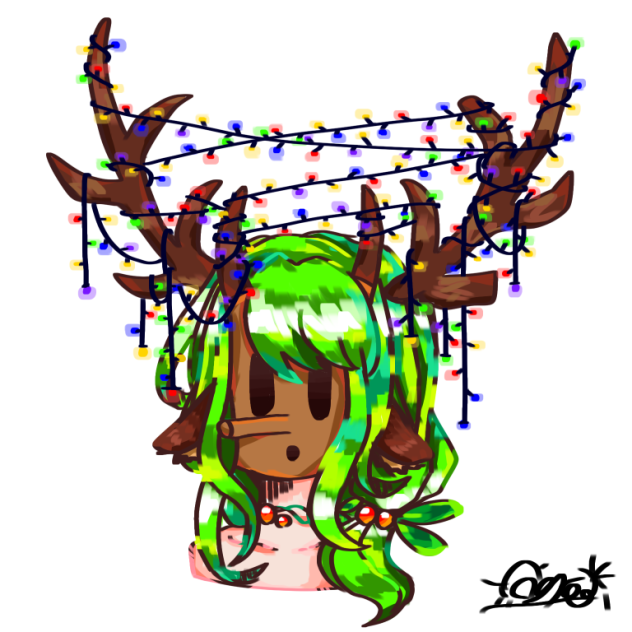 クリスマスツリーヘアー