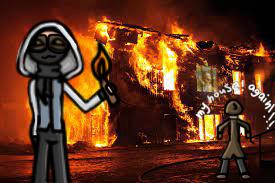 Burn down Vitchs house(Rhymes with Grug)