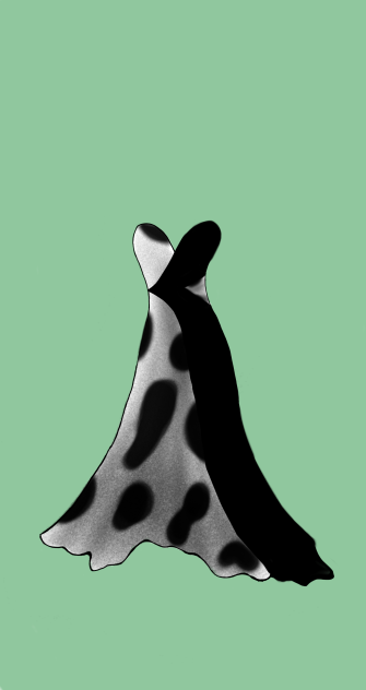 Cruella inspired dress