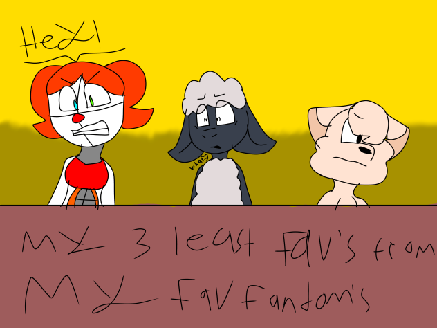 my 3 leat fav characters