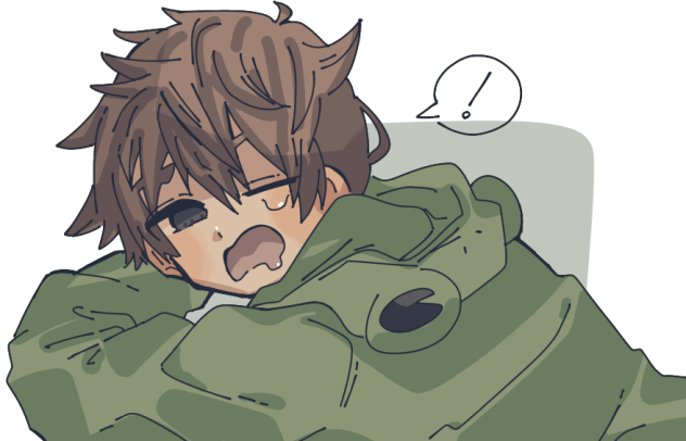 寝起きハックくん