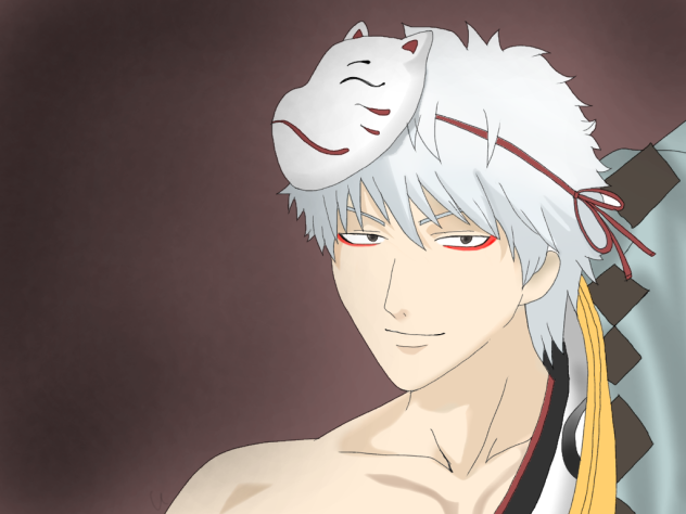 銀魂 銀さん お祭り衣装描いてみたanime drawing