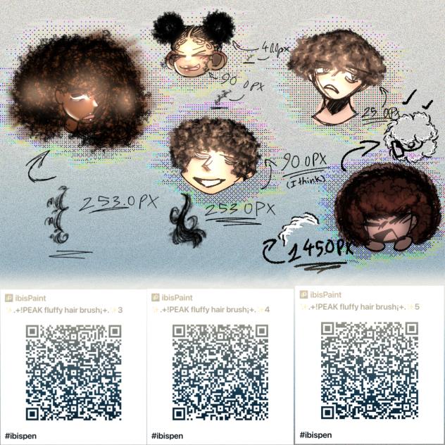Afro Deluxe 3 (FLUFF HAIR BRUSH QR CODE)