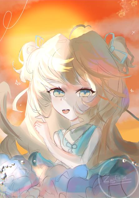 Blue Roses (Redraw) 🩵🌷