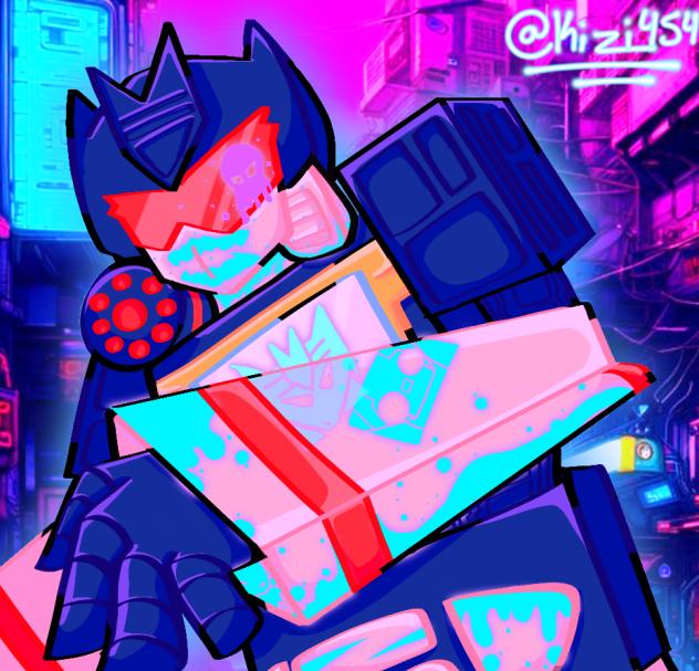 Neon Soundwave yay!