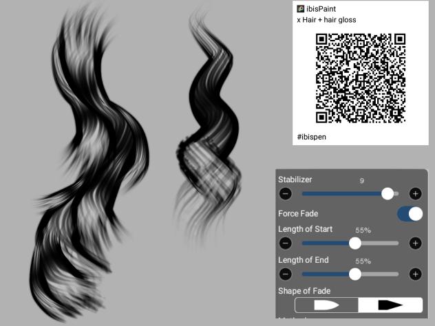 Realistic Hair+hair gloss