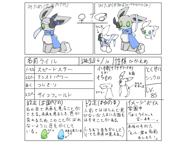 私、◯◯なんです！キャラ募集（再投稿）