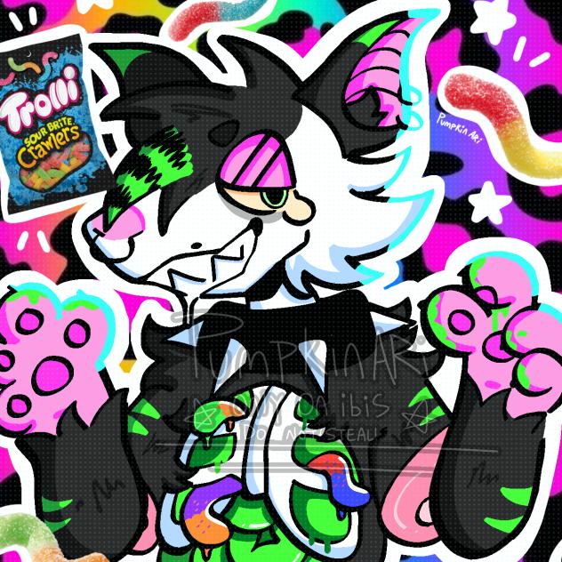 Sour gummy worms! 🪱