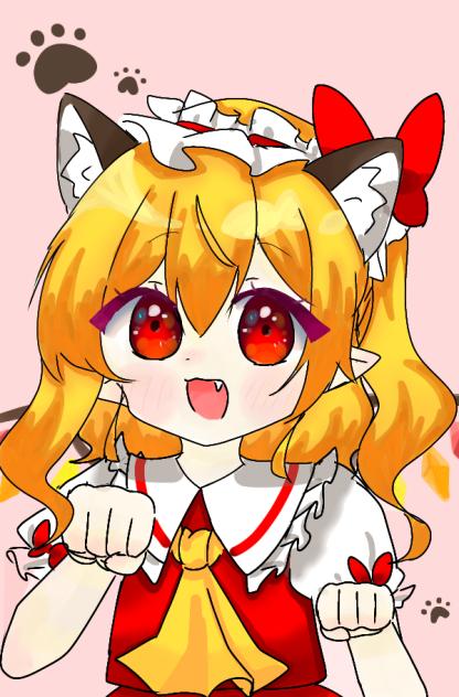猫耳ハーフツインっぽいフランちゃん！
