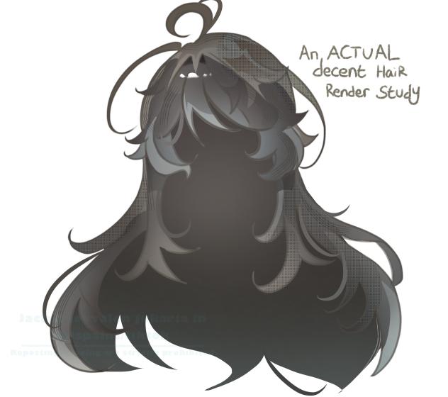 ANOTHER. hair render study