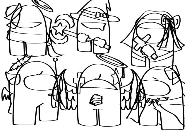 みんなキャラデザが良すぎるよ〜