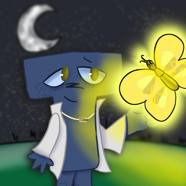 Tadeo with a glowy butterfly ^_^