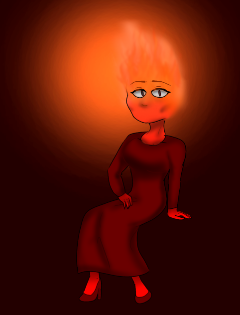 Fiery Woman