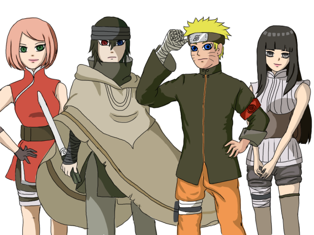 Naruto - Drawing Naruto and friend