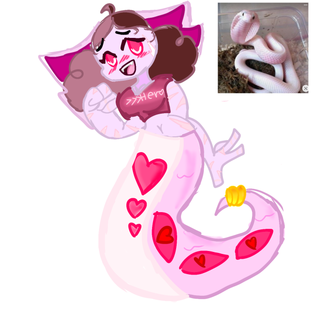pink snake oc giver her a name