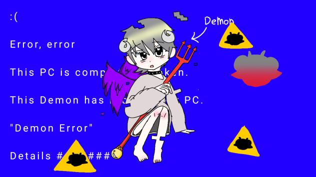 Demonic Error Code Demon Error - ibisPaint