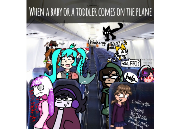 When a toddler cries on a plane