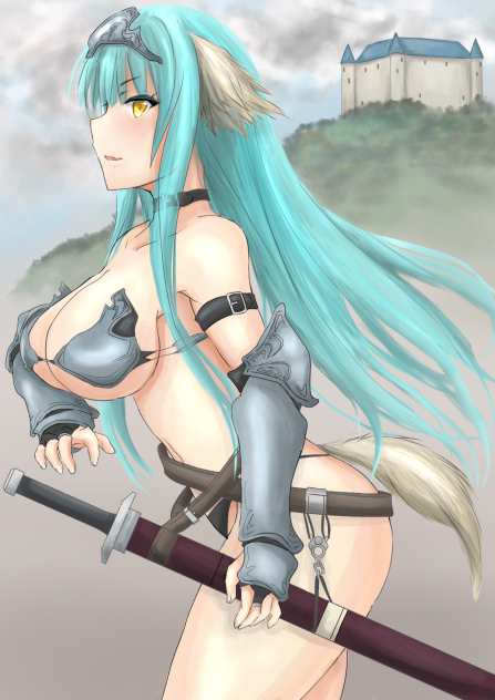 ケモ耳ビキニアーマー