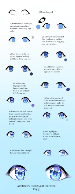 How to draw eyes 3