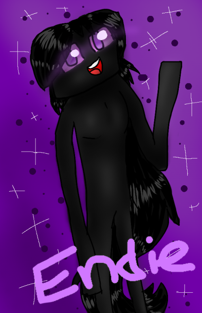 Endie the endergirl speedpaint