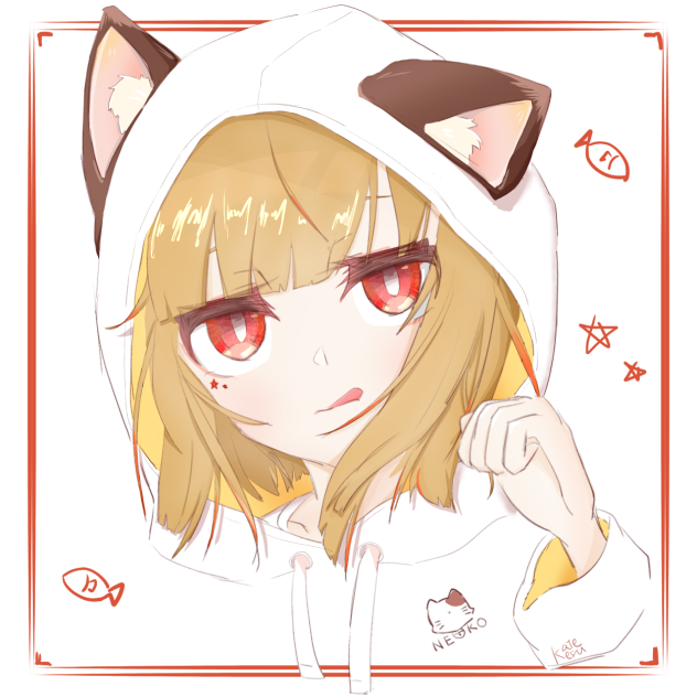 ぬこパーカー