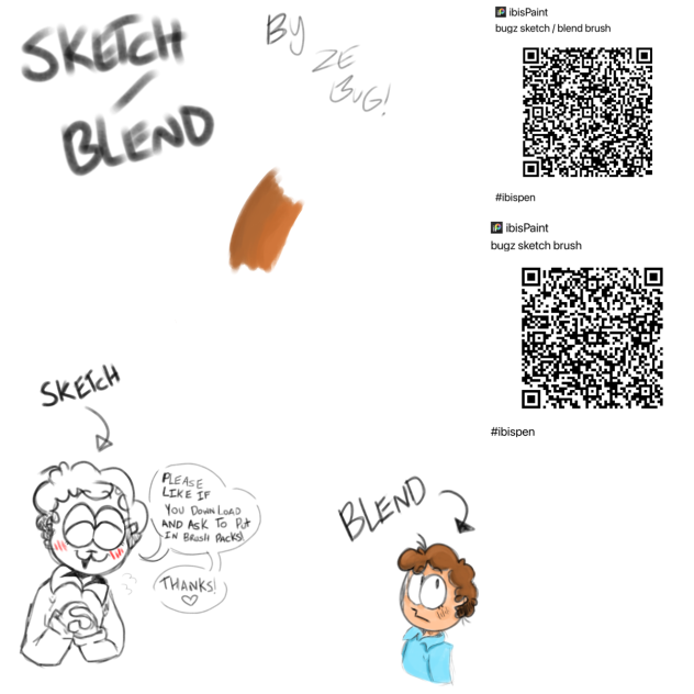 ze bugz sketch and blend brush!