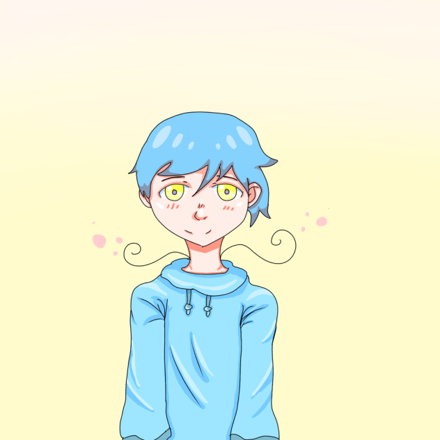 The blue boy - ibisPaint
