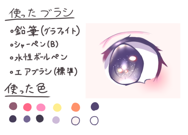 目の描き方２