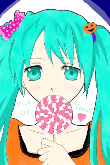 お菓子ちょーだい。