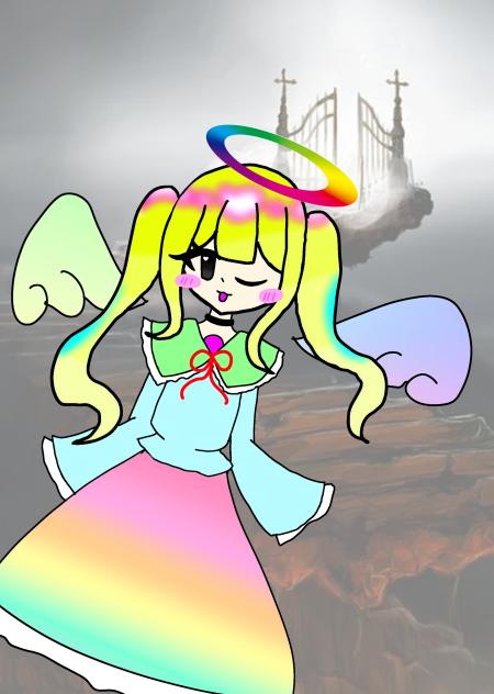 カラフルな天使
