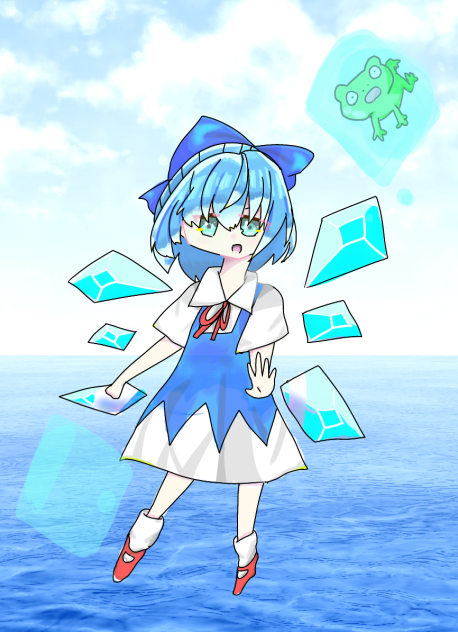 2キャラ目　チルノ！