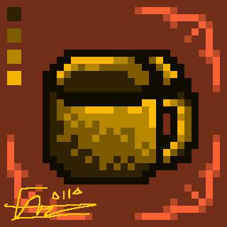 Pixel Secangkir Senja