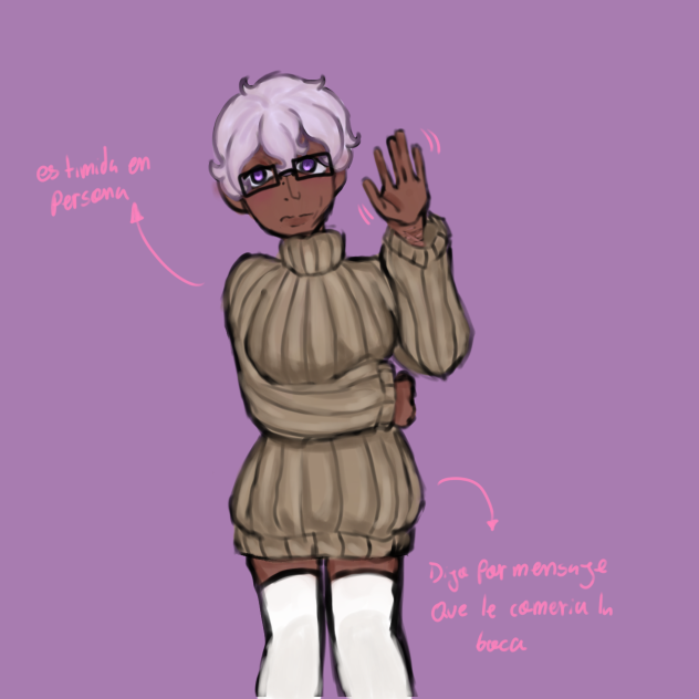 Shy girl