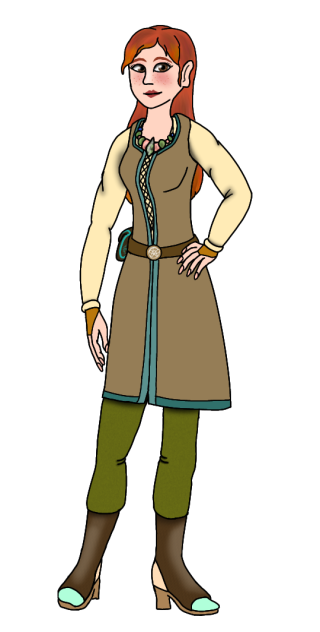 Valerie Dunne with necklace