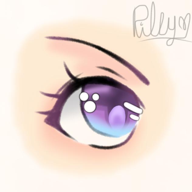 eye #3 purple