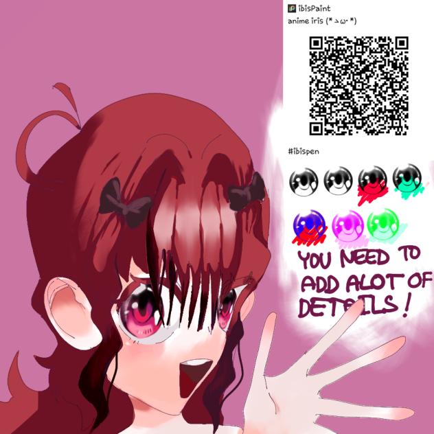 anime iris brush!