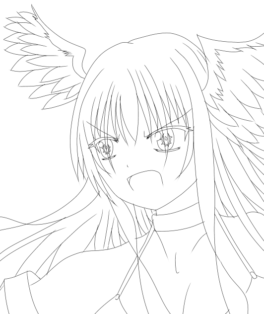 線画102