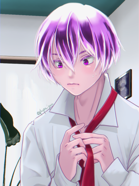 ネクタイもたもた