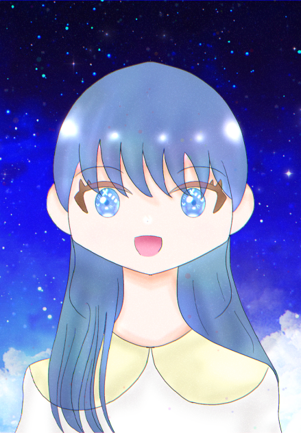 夜空に光るあなた